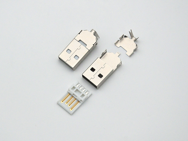 USB AM 2.0 三件式 L=25.5MM